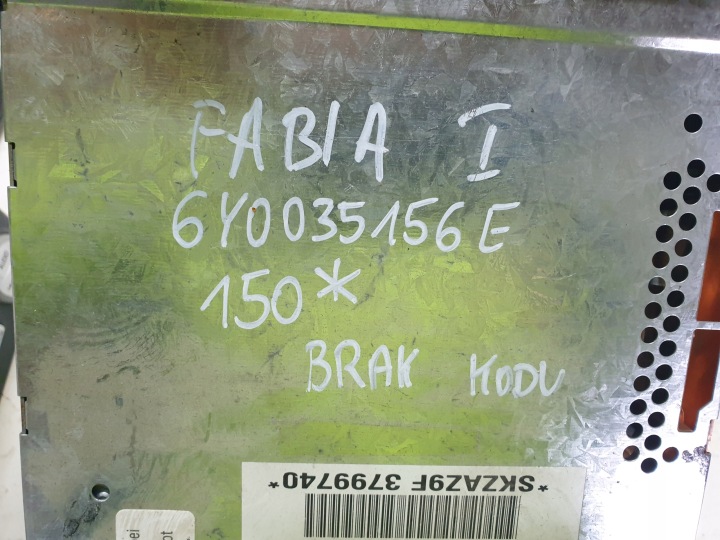 RADIO CD SKODA SYMPHONY SKODA FABIA I 6Y0035156E