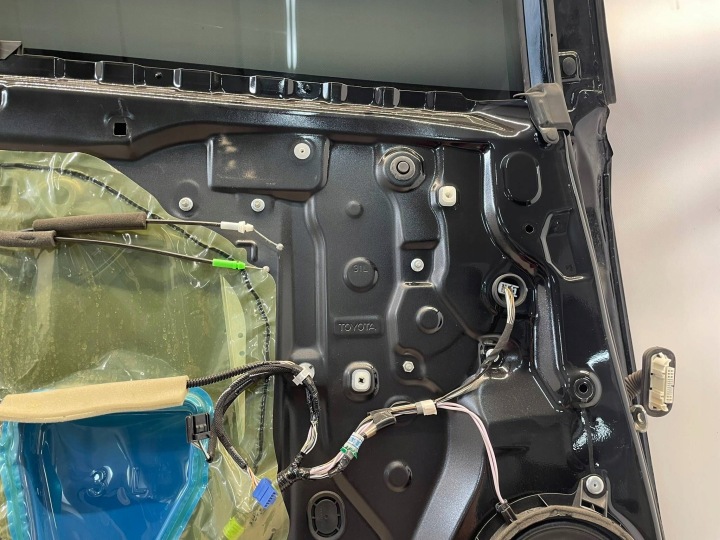 RAV4 V PORTES ARRIÈRE GAUCHE ARRIÈRE MAT MOULURE POIGNÉE CHROME 218 RAYURES WGNIOT