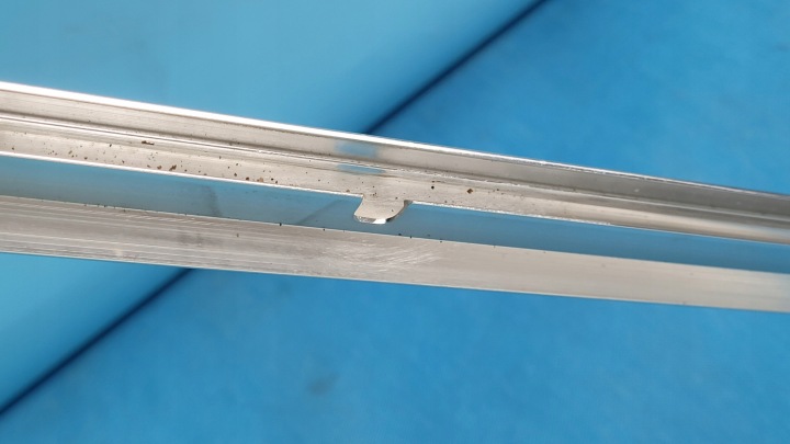 MERCEDES W205 UNIVERSEL MOULURE DÉCORATIVE CHROME GAUCHE ARRIÈRE A2056700122