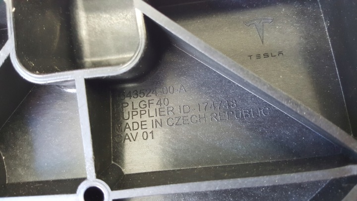 TESLA MODÈLE Y 2020- PANNEAU AVANT RENFORCEMENT 1643524-00-A