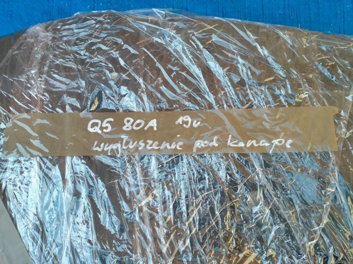 AUDI Q5 80A INSONORISATION SOUS KANAPE SIÈGE ARRIÈRE TAPIS 80A863545