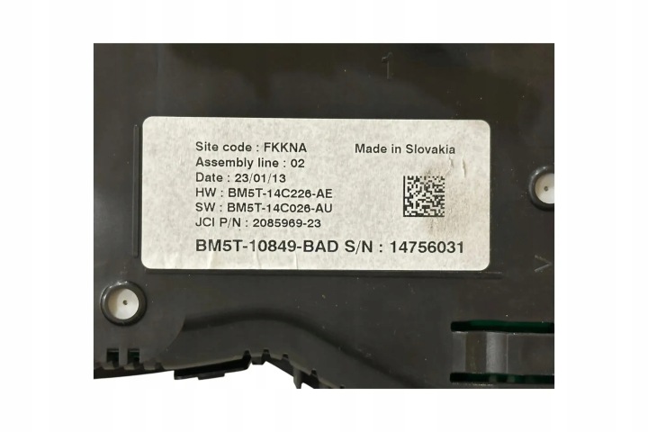 COMPTEUR FORD FOCUS IV (HN) BM5T14C226AE 1.0L GASOLINE 92KW 2014