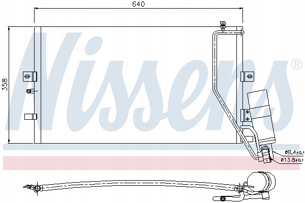 DÉSHYDRATEUR NISSENS 12773283 5048491 5046990 5048350