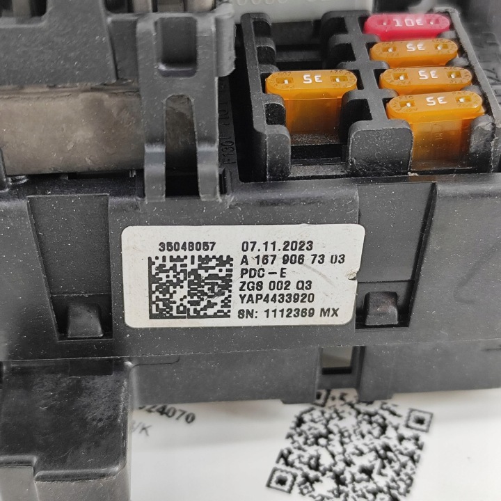 MERCEDES-BENZ GLE W167 2023 CHÂSSIS MODULE FUSIBLES