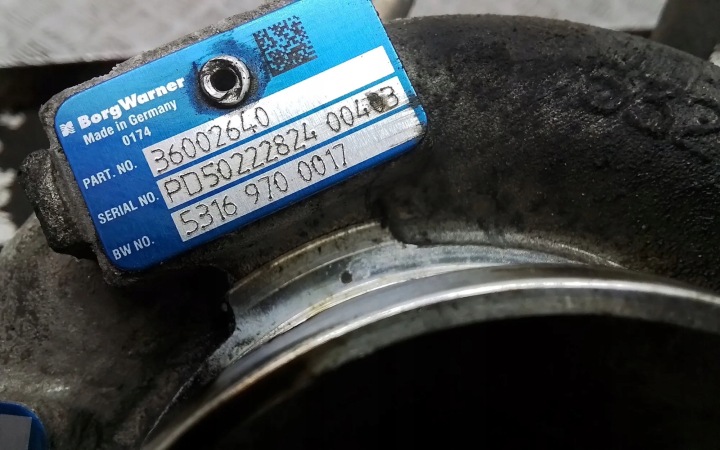 TURBINE VOLVO S60 II 36002664 2.4L DIESEL 158KW 2013