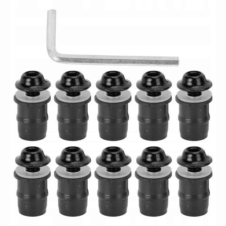 10X MOTOCYCLETTE KIT VIS AVANT VITRES M5X16MM
