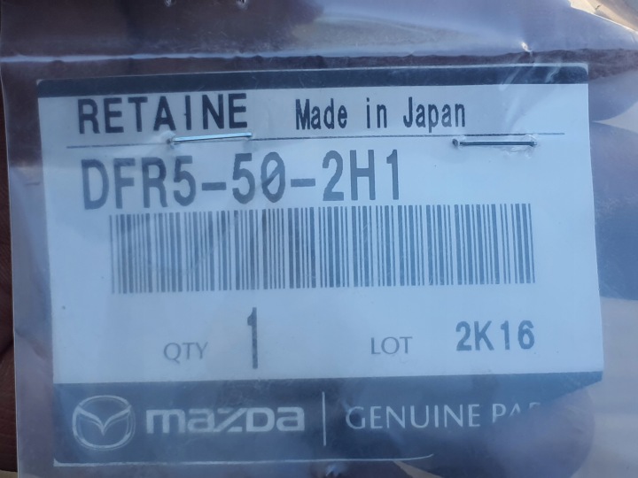 MAZDA CX30 GLISSIÈRE PARE-CHOCS DROIT GAUCHE ARRIÈRE
