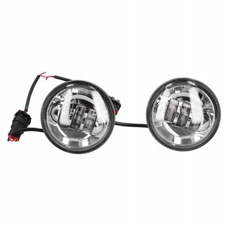 2 PCS 4,5 POUCES MOTOCYCLETTE LANTERNE ANTIBUÉE IP67 6500K BLANCHE R3