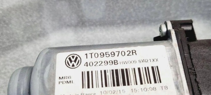 ÉLÉVATEUR VITRES DROITS AVANT PORTES VW