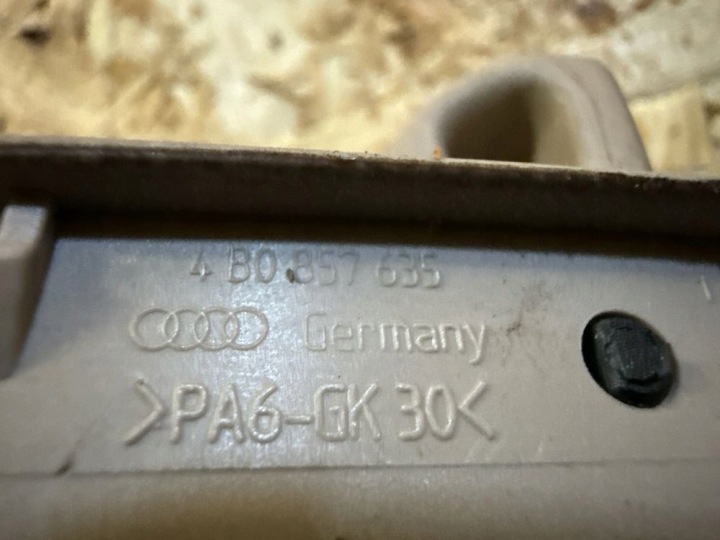 AUDI A6 S6 C5 4B 1998 AUTRE PIÈCES INTÉRIEUR VOITURES