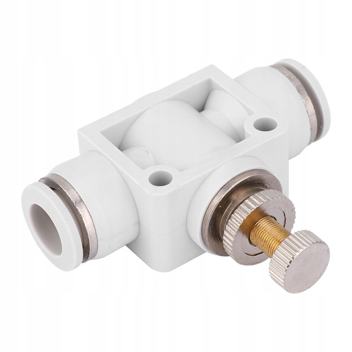 2 PCS BLANC SOUPAPE KONTROLI VITESSE AIR RACCORD RAPIDE RACCORD 3K