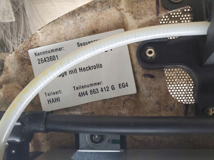 AUDI A8 S8 D4 4H 4H4863412G STORE ARRIÈRE VITRES ÉLECTRIQUE