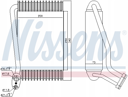 NISSENS 92143 PAROWNIK, ACONDICIONAMIENTO 