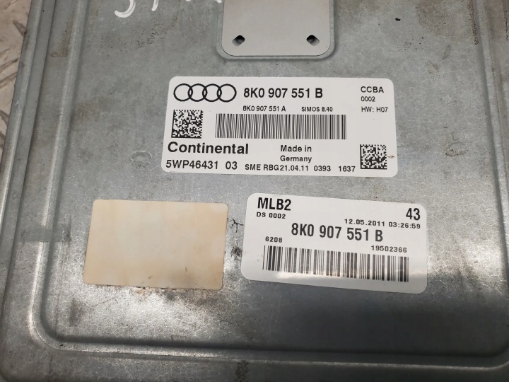 AUDI A4 S4 B8 8K 8K0907551B CONTRÔLEURS MOTEUR