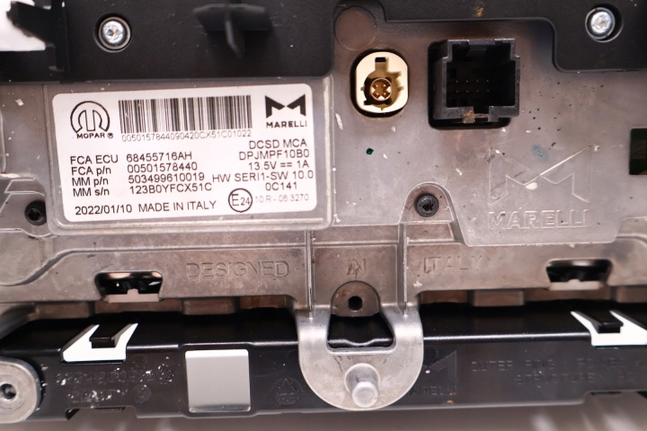 JEEP COMPASS II LIFT MONITEUR ÉCRAN NAVIGATION 68455716AH