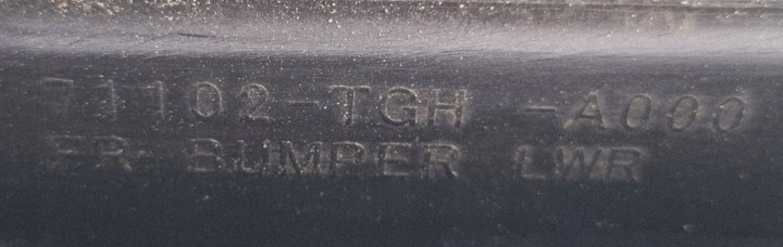 HONDA CIVIC X TYPE R PARE-CHOCS AVANT AVANT SPOILER DIFFUSEUR DOUBLURE