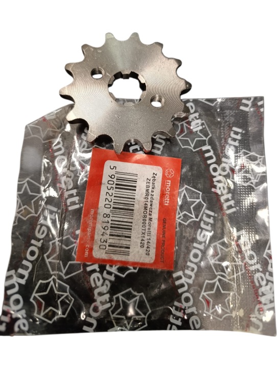 ENGRENAGE ENGRENAGES AVANT 420 15 DENTS CROSS/QUAD/ATV 50-125 15MM-17MM OUVERTURE SR