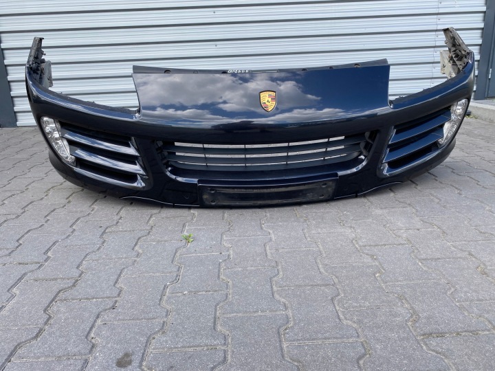 PARE-CHOCS AVANT AVANT COMPLET LC9Z PORSCHE CAYENNE I 7L5 LIFT 07-10R EN TRÈS BON ÉTAT