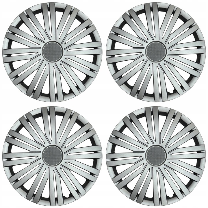 ENJOLIVEURS 16″ RENAULT KIT 4 PCS PUISSANT ABS SREBNE BOUCHONS SOVA-PL