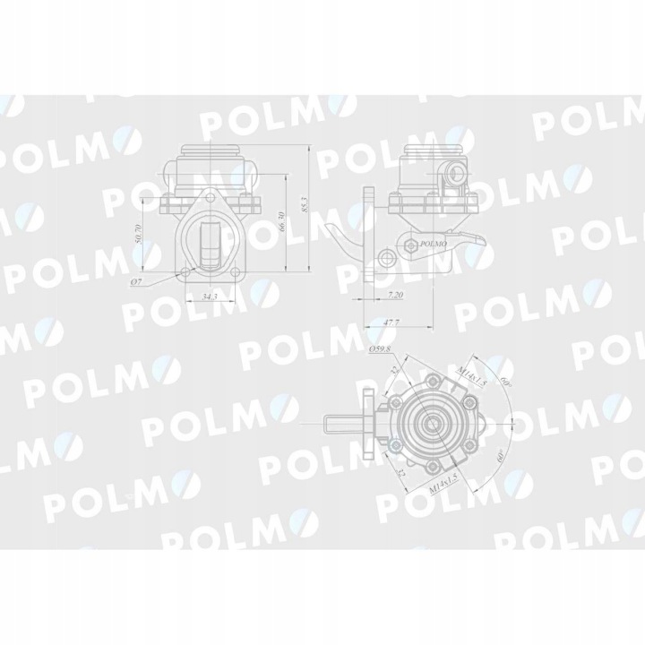 RM POMPE ALIMENTAIRE 04231021. F150204710012 POLMO