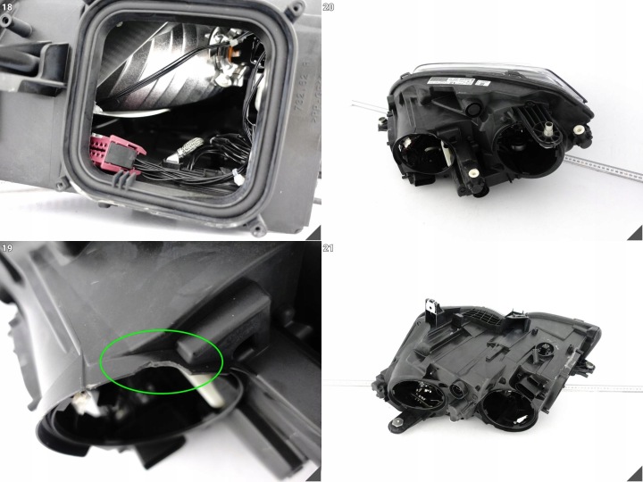 MERCEDES GLK X204 12-15 LIFT MOPF ILS XÉNON LED PHARE DROITE AVANT EUROPE
