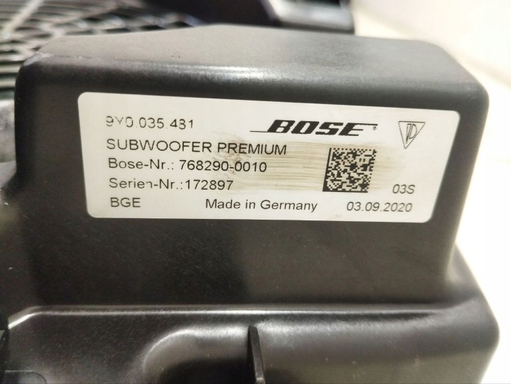 PORSCHE CAYENNE (9Y0 9Y3) 2021 HAUT-PARLEURS
