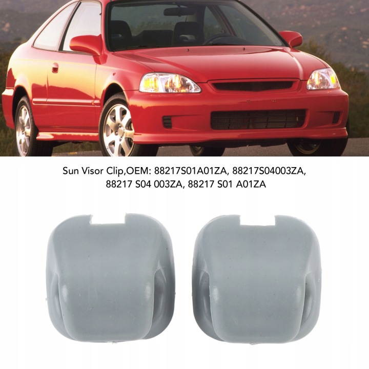 2PCS SUN VISOR CLIPS 88217S01A01ZA INTERNE WADZE SONECZNE CROCHET RR
