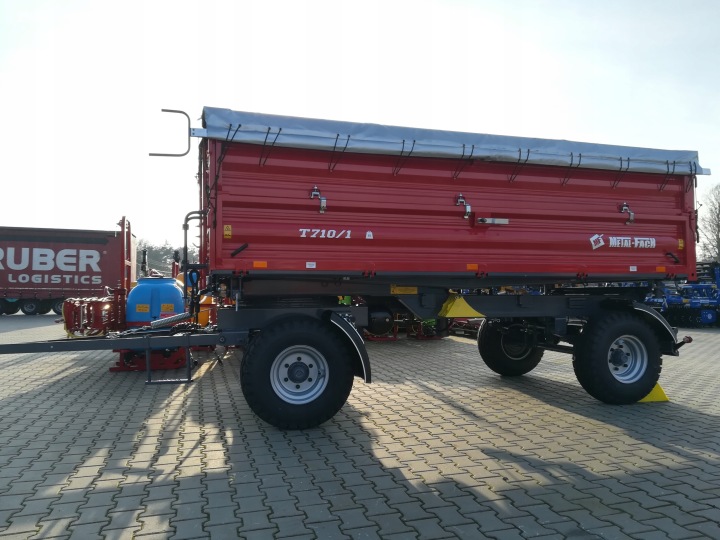 REMORQUE ROLNICZA DWUOSIOWA METAL-FACH T710/1 6T