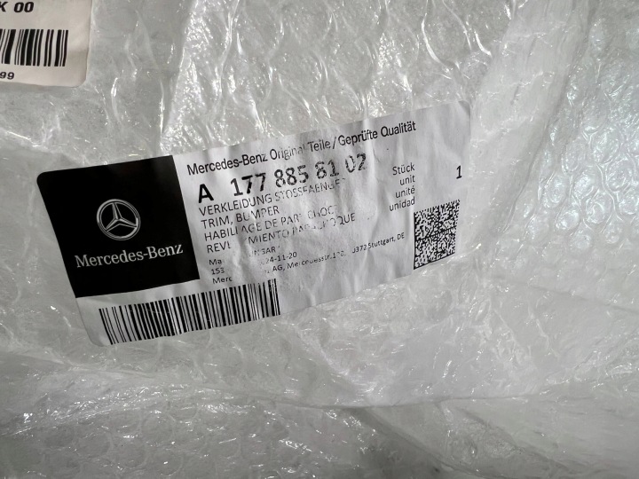 DIFFUSEUR SPOILER PARE-CHOCS ARRIÈRE MERCEDES A CLASSE W177