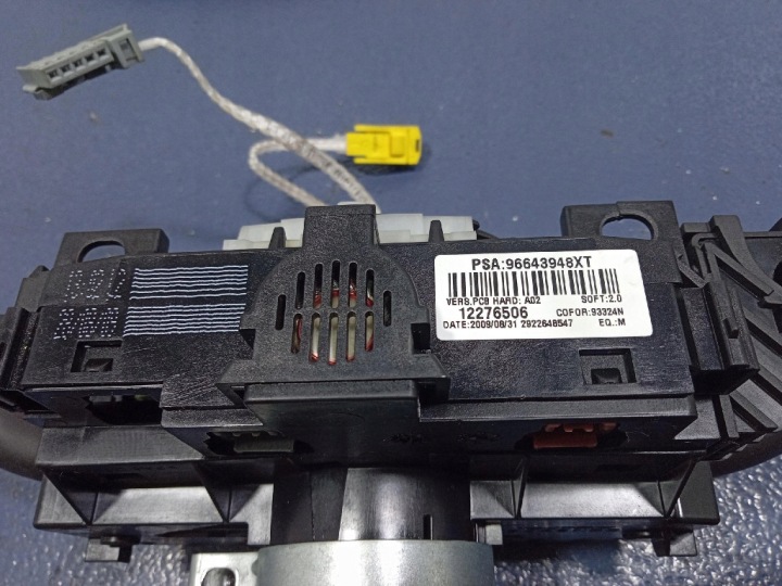 CITROEN C3 PICASSO 08-13 COMMUTATEUR COMPOSITE 96643948XT