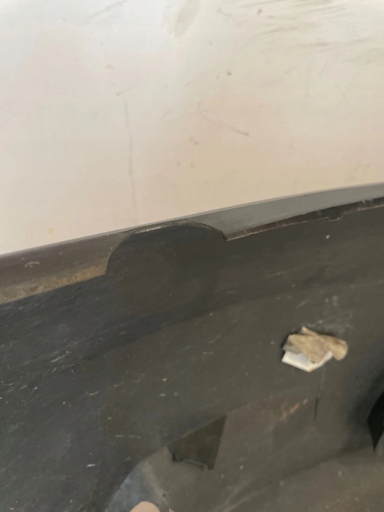 PARE-CHOCS AVANT AVANT FORD FIESTA MK7 VII NOIR
