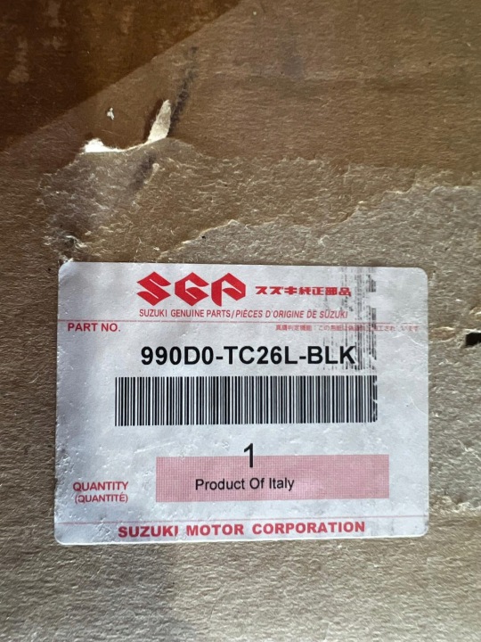 COFFRE GIVI SUZUKI 26L 990D0-TC26L-BLK