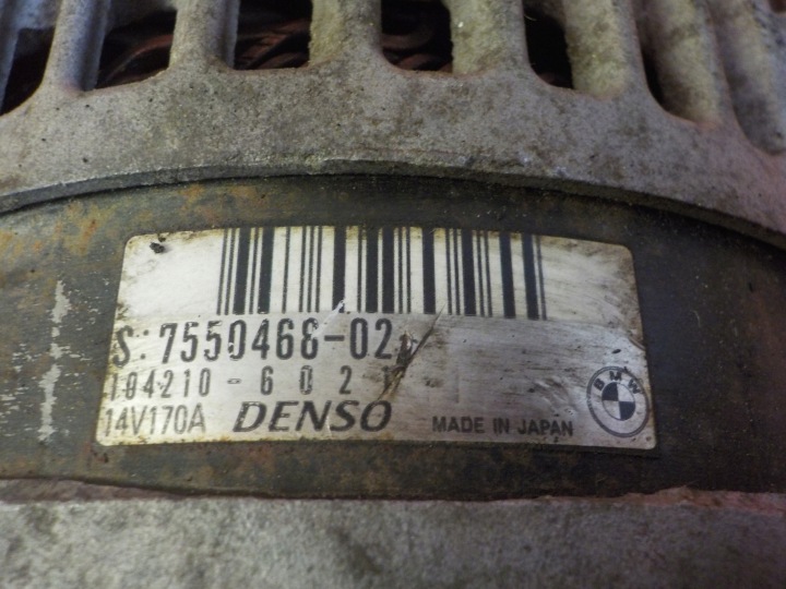 BMW E90 E87 E60 2.0 B 11R 170KM N43B20A N43 ALTERNATEUR 7550468-02