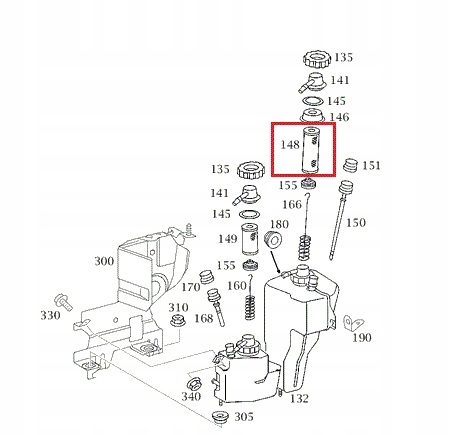 FILTRE HYDRAULIQUE STEROWNICZEJ DB CLASSE AVEC FILTRE HUILES SYSTÈMES ABC MERCEDES AVEC