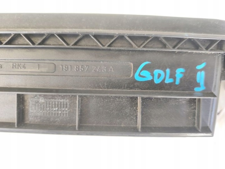 CHÂSSIS TABLEAU DE BORD PANNEAU COMMUTATEURS VW GOLF II 191857243A