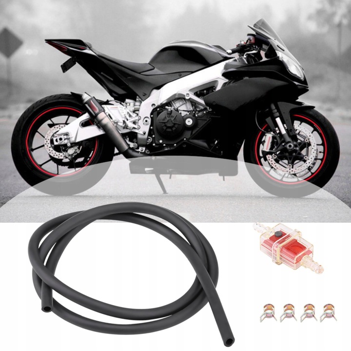 UNIVERSEL TUYAU ESSENCE FILTRE CARBURANTS MOTOCYCLETTE 6 MM