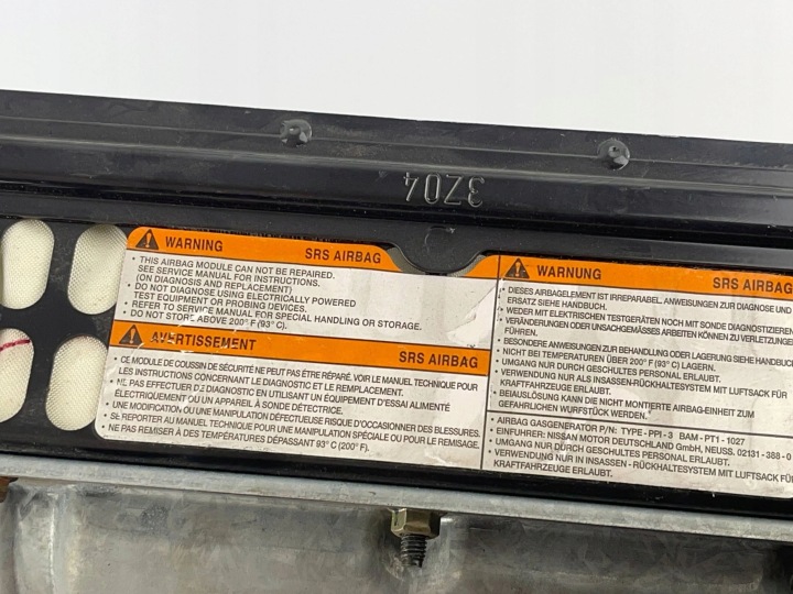 NISSAN MICRA 2002 COUSSIN SÉCURITÉ AIRBAG PASSAGER