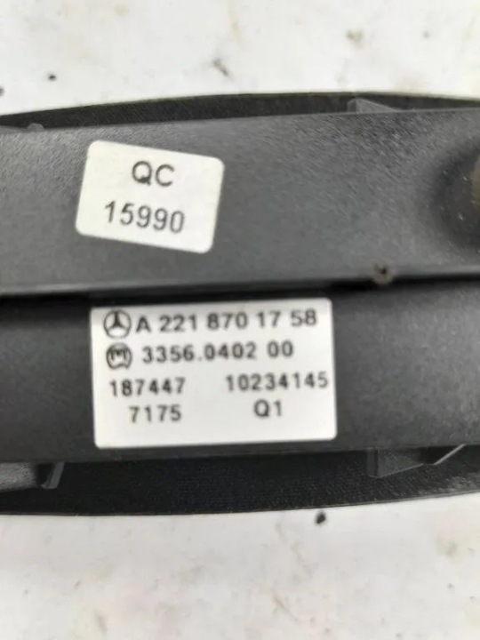 COMMUTATEUR MERCEDES-BENZ AVEC (W221) A2218701758 4.0L DIESEL 235KW 2007