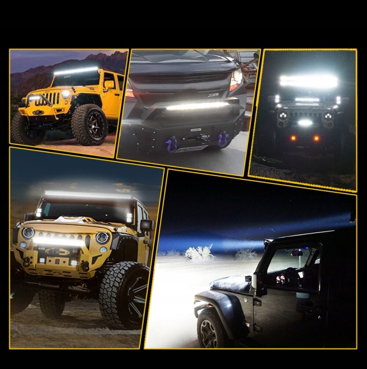 PHARES ANTIBROUILLARD PHARE TRAVAILLÉ ÉCLAIRAGE OFF-ROAD 104CM LED BAR 940W 12-24V DC