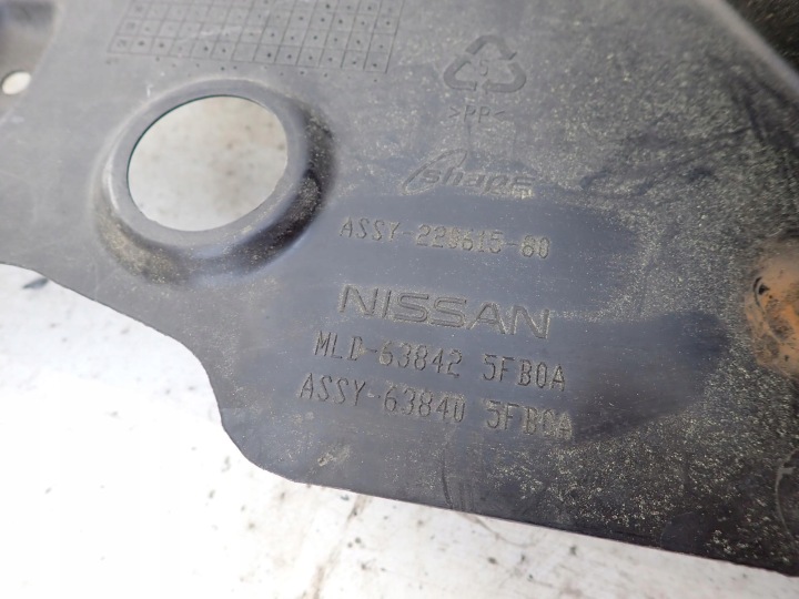 NISSAN MICRA V 5 K14 16-22 PASSAGE DE ROUE AVANT GAUCHE