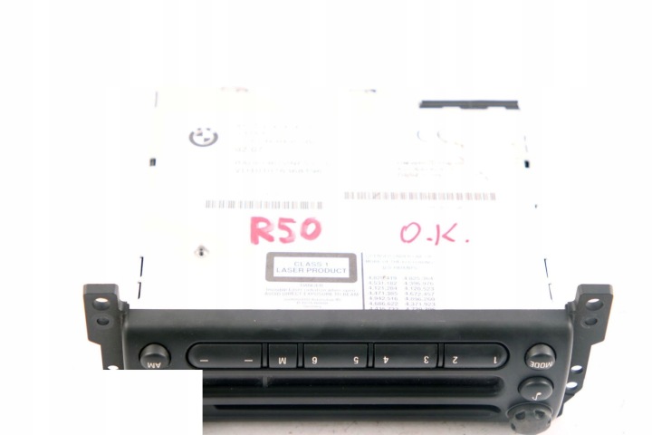 MINI COOPER ONE R50 R52 R53 RADIO CD 9142414
