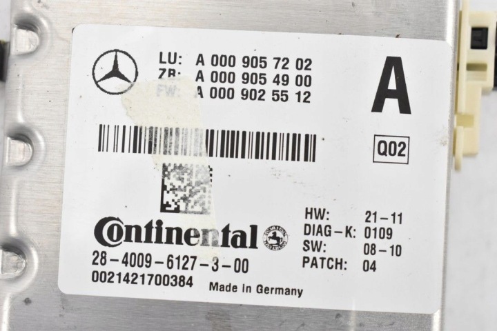 MODULE CAMÉRA MERCEDES CLA W117 15R A0009057202