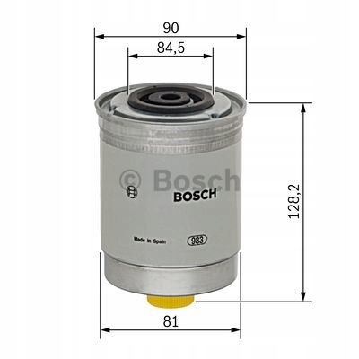1457434400 BOSCH FILTRE CARBURANTS TRANSIT 25D 94-99
