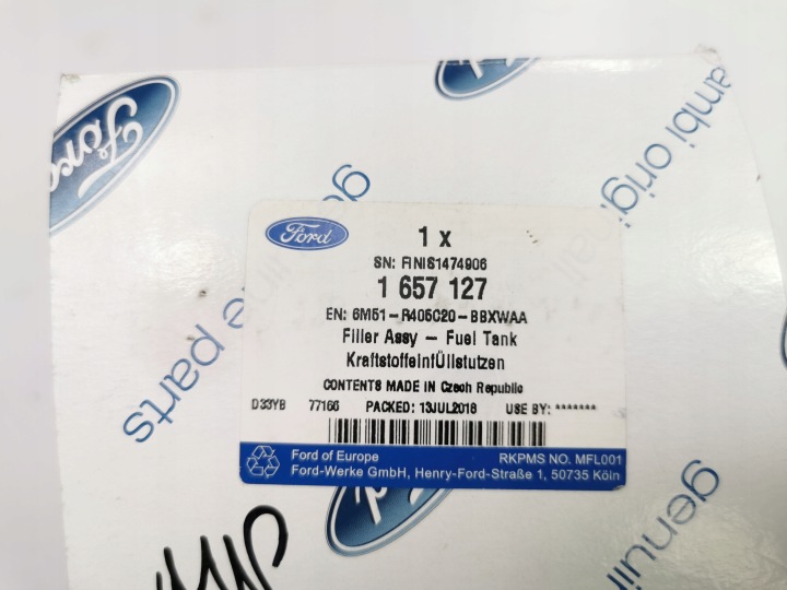 CLAPET COUVERCLE GOULOTTE DE REMPLISSAGE CARBURANTS CHARNIÈRE C-MAX 1657127 FORD OE 1657127