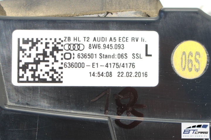 AUDI A5 FEUX ARRIÈRE LED ARRIÈRE 8W6945091C 8W6945092C 8W6945093 8W6945094 PHARE