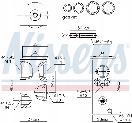 SOUPAPE EXPANSIBLE CLIMATISATION CITROEN BERLINGO BERLINGO MULTISPACE