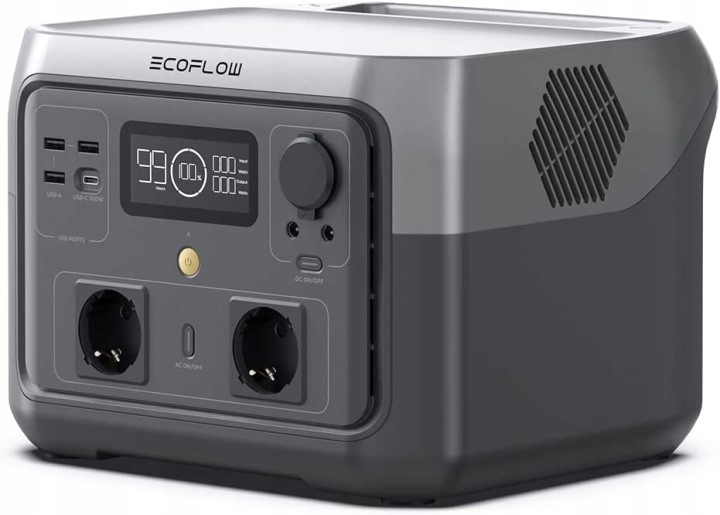 MAGAZYN ENERGII ECOFLOW 160000 MAH 1000 DANS 512 WH PRZENOSNA STACJA COURANT