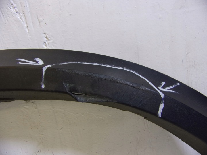 MOULURE FLANC DROIT ARRIÈRE BMW X5 E70 51777163560