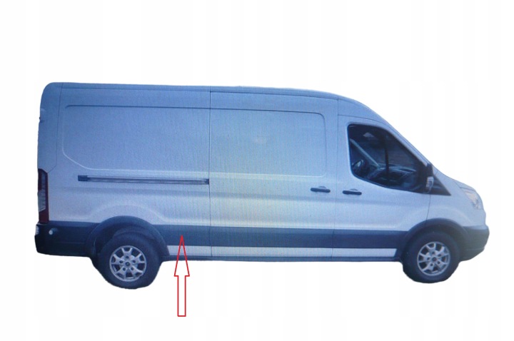 FORD TRANSIT MK8 MOULURE GARDE-BOUE DROITE ARRIÈRE 2014-