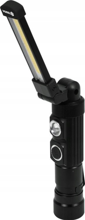 PHARE LAMPE DE POCHE AKUMULATOROWA ATELIER COB LED 3W 300LM ALUMINIUM